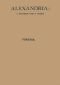 [Gutenberg 57010] • Alexandria: A History and a Guide